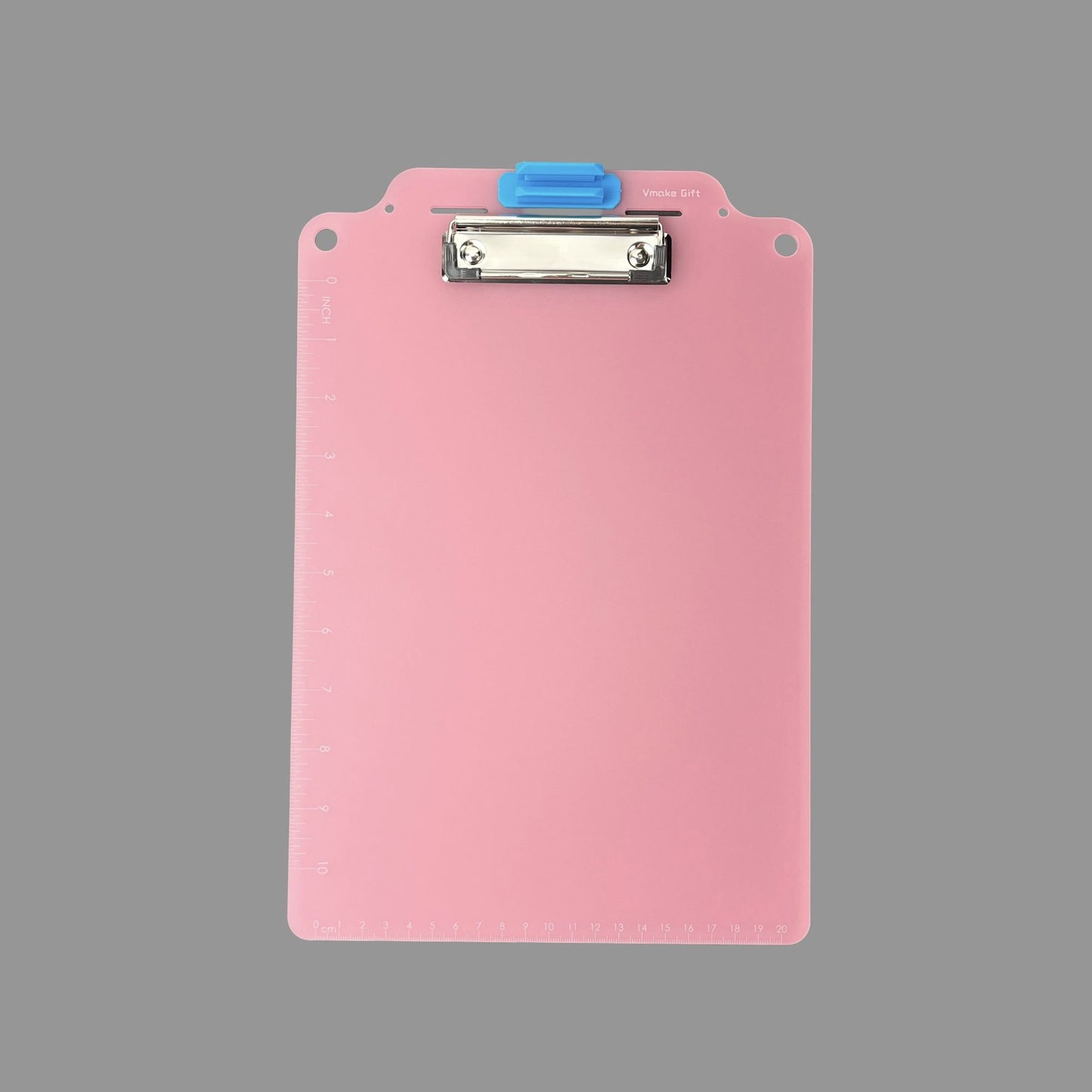 A4 Acrylic Clipboard with Pen Holder & Ruler