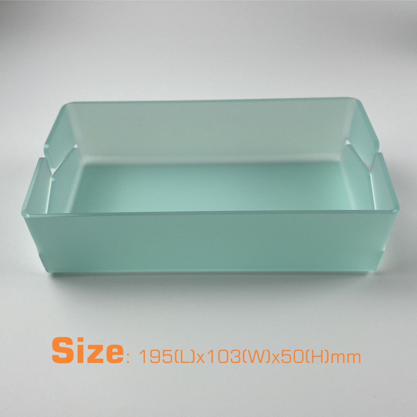 acrylic organizer drawer, custom engraving