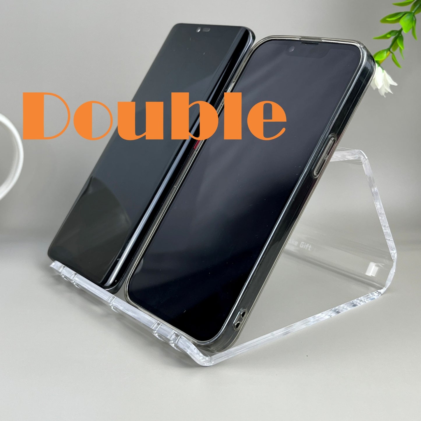 iPad stand 4mm clear acrylic | tablet holder 3mm clear satin