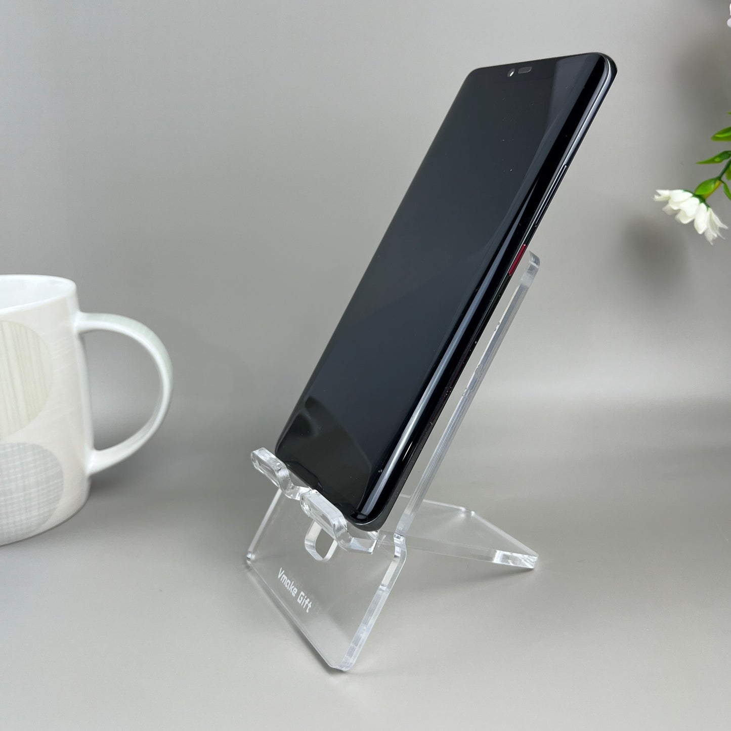phone holders stand 4mm clear acrylic personalized engrave