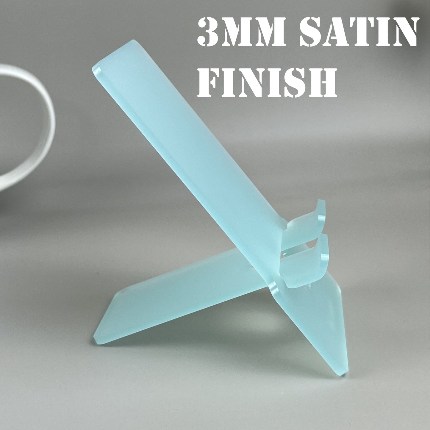 phone holders stand 4mm clear acrylic personalized engrave