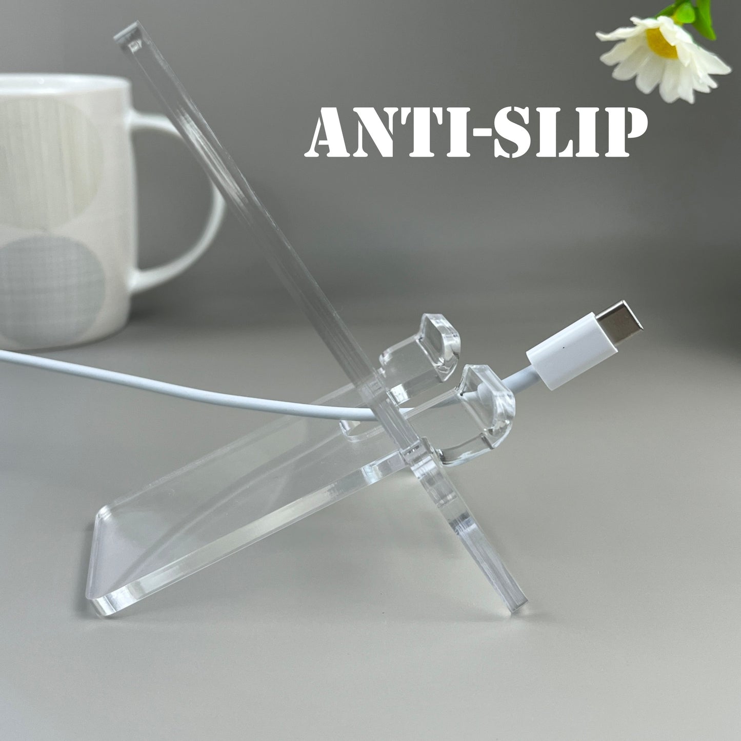 phone holders stand 4mm clear acrylic personalized engrave